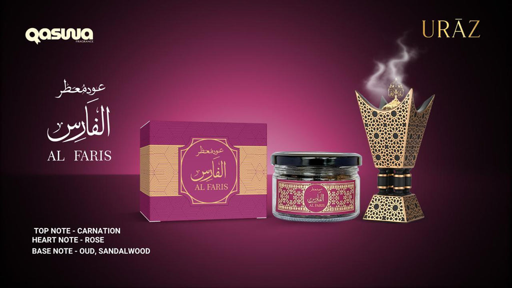 OUD AL FARIS – Premium Arabic Oud Incense | Qaswa fragrance