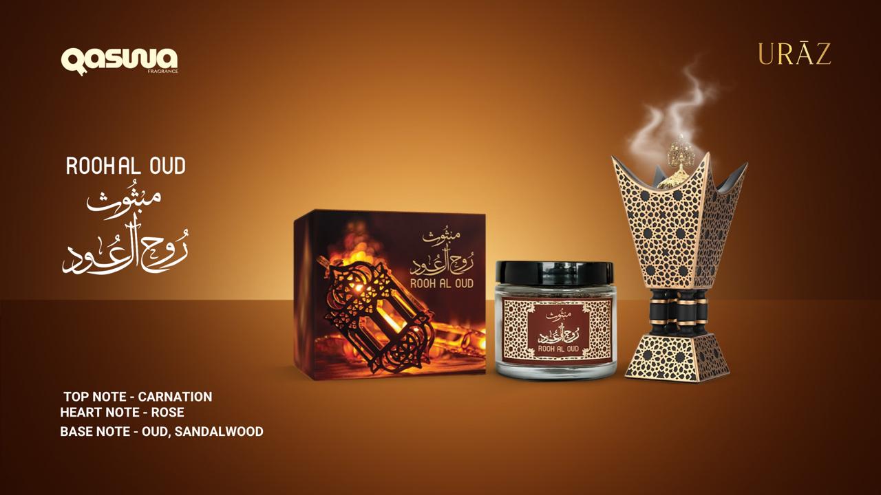 Rooh Al Oud Bakhoor – Premium Arabic Oud Incense | Qaswa Fragrance