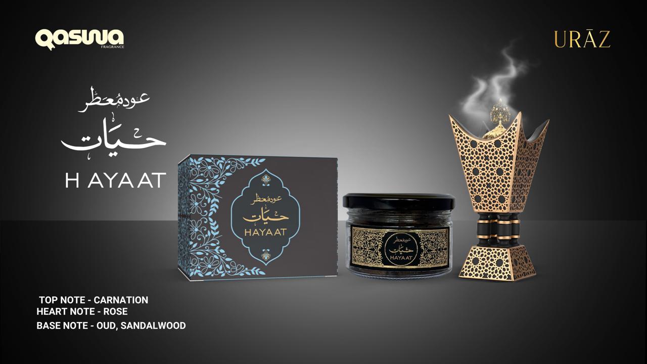 OUD HYAAT  – Premium Arabic Oud Incense | Qaswa fragrance